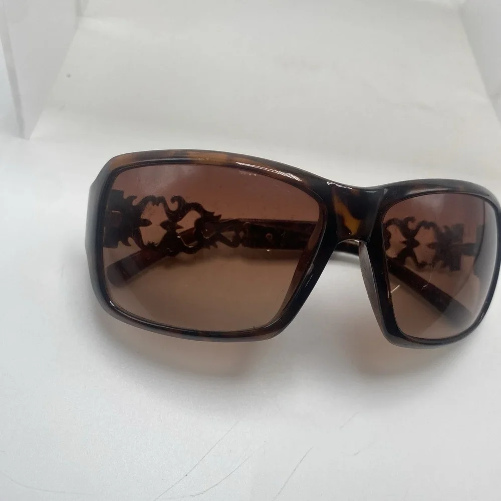 Liz Claiborne Sunglasses Women FRAME ONLY Brown Gold 667